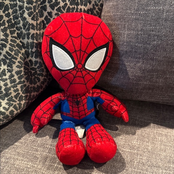 Red and Blue Spider Plush Toy - Picture 1 of 2